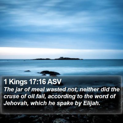 1 Kings 17:16 ASV Bible Verse Image