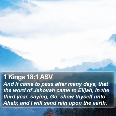 1 Kings 18:1 ASV Bible Verse Image
