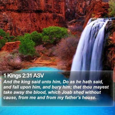 1 Kings 2:31 ASV Bible Verse Image