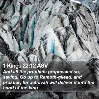 1 Kings 22:12 ASV Bible Verse Image