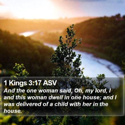1 Kings 3:17 ASV Bible Verse Image