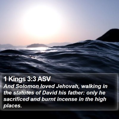 1 Kings 3:3 ASV Bible Verse Image
