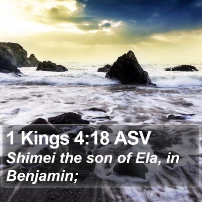 1 Kings 4:18 ASV Bible Verse Image