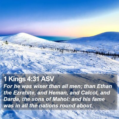 1 Kings 4:31 ASV Bible Verse Image