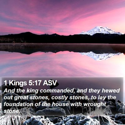 1 Kings 5:17 ASV Bible Verse Image