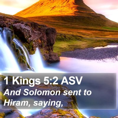 1 Kings 5:2 ASV Bible Verse Image