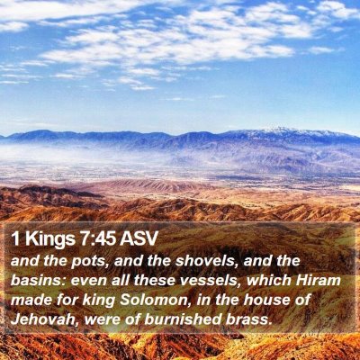 1 Kings 7:45 ASV Bible Verse Image