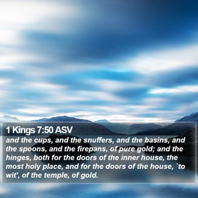 1 Kings 7:50 ASV Bible Verse Image