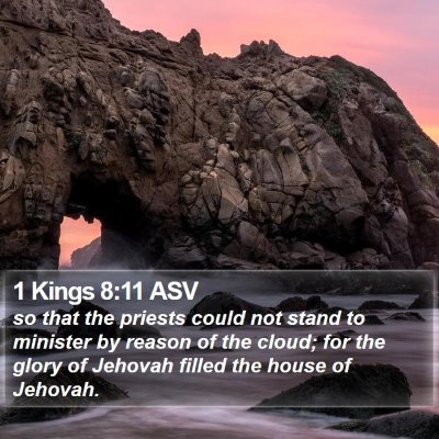 1 Kings 8:11 ASV Bible Verse Image