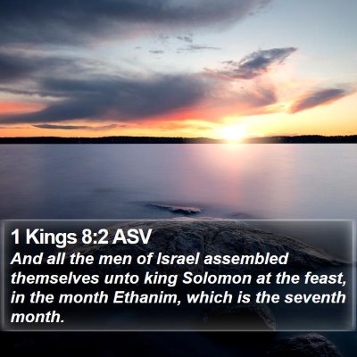 1 Kings 8:2 ASV Bible Verse Image