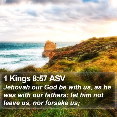 1 Kings 8:57 ASV Bible Verse Image