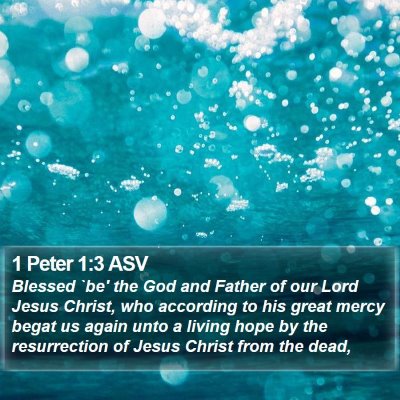 1 Peter 1:3 ASV Bible Verse Image