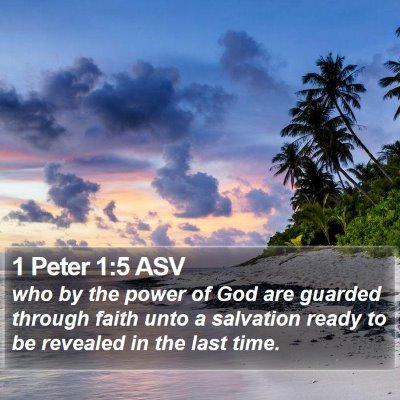 1 Peter 1:5 ASV Bible Verse Image
