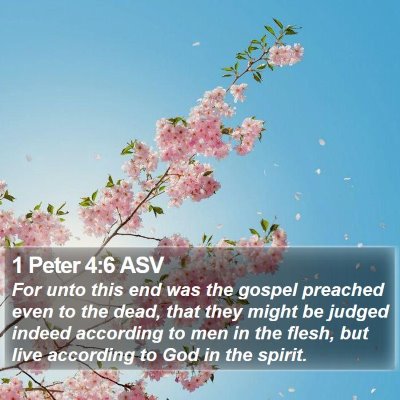 1 Peter 4:6 ASV Bible Verse Image