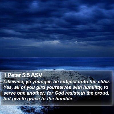 1 Peter 5:5 ASV Bible Verse Image