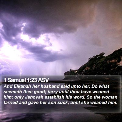1 Samuel 1:23 ASV Bible Verse Image