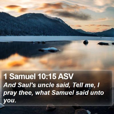 1 Samuel 10:15 ASV Bible Verse Image