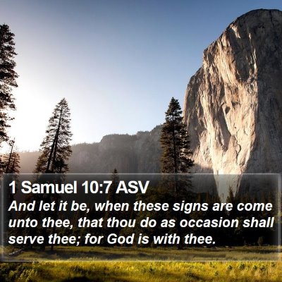 1 Samuel 10:7 ASV Bible Verse Image