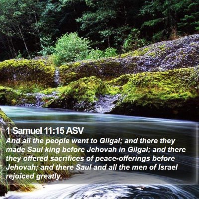 1 Samuel 11:15 ASV Bible Verse Image