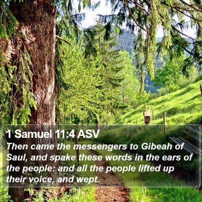 1 Samuel 11:4 ASV Bible Verse Image