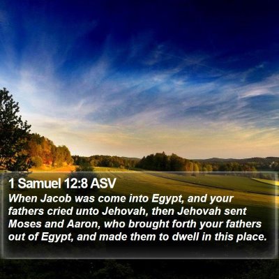 1 Samuel 12:8 ASV Bible Verse Image