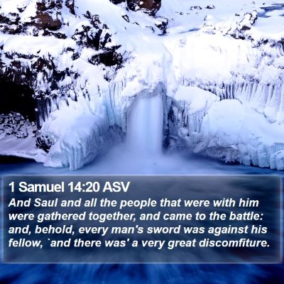 1 Samuel 14:20 ASV Bible Verse Image