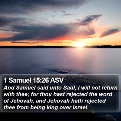 1 Samuel 15:26 ASV Bible Verse Image
