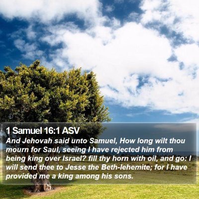 1 Samuel 16:1 ASV Bible Verse Image