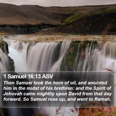 1 Samuel 16:13 ASV Bible Verse Image
