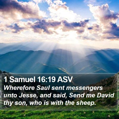 1 Samuel 16:19 ASV Bible Verse Image