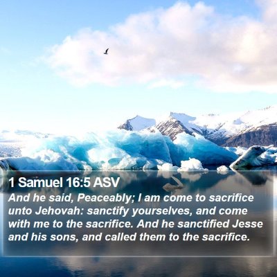 1 Samuel 16:5 ASV Bible Verse Image