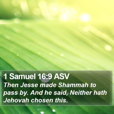 1 Samuel 16:9 ASV Bible Verse Image