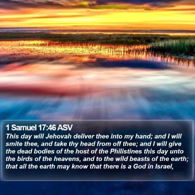 1 Samuel 17:46 ASV Bible Verse Image