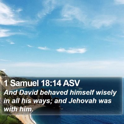 1 Samuel 18:14 ASV Bible Verse Image