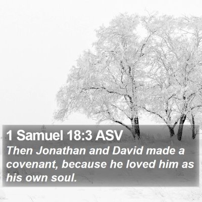 1 Samuel 18:3 ASV Bible Verse Image