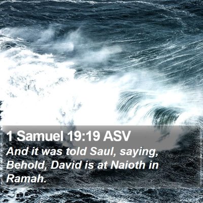 1 Samuel 19:19 ASV Bible Verse Image