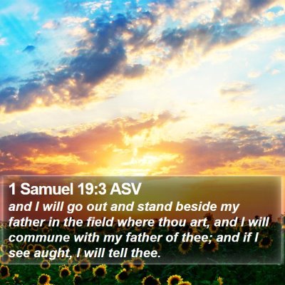 1 Samuel 19:3 ASV Bible Verse Image
