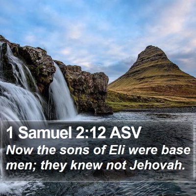 1 Samuel 2:12 ASV Bible Verse Image