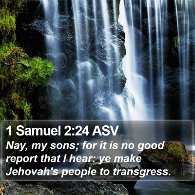 1 Samuel 2:24 ASV Bible Verse Image