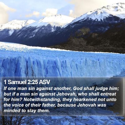 1 Samuel 2:25 ASV Bible Verse Image