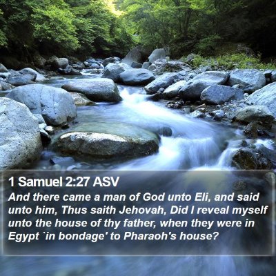 1 Samuel 2:27 ASV Bible Verse Image