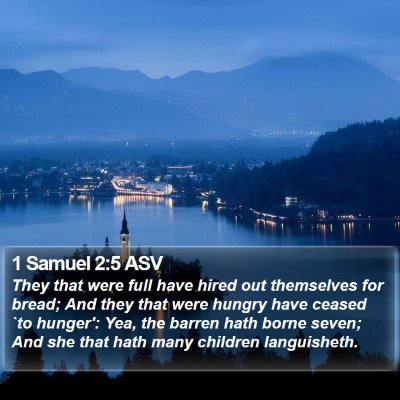1 Samuel 2:5 ASV Bible Verse Image