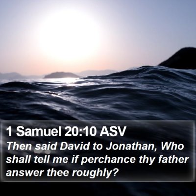 1 Samuel 20:10 ASV Bible Verse Image