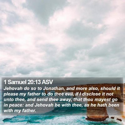 1 Samuel 20:13 ASV Bible Verse Image