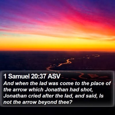 1 Samuel 20:37 ASV Bible Verse Image