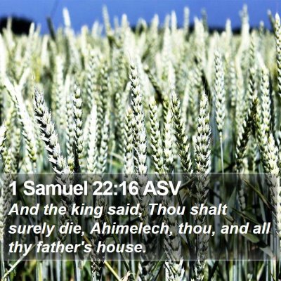 1 Samuel 22:16 ASV Bible Verse Image