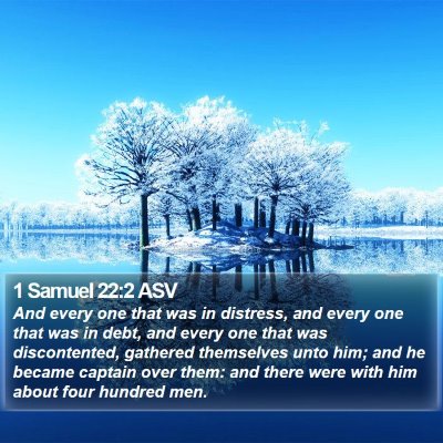 1 Samuel 22:2 ASV Bible Verse Image