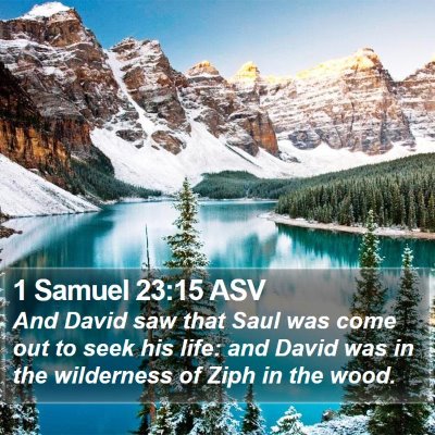 1 Samuel 23:15 ASV Bible Verse Image