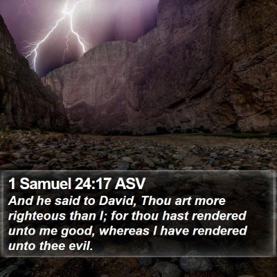 1 Samuel 24:17 ASV Bible Verse Image