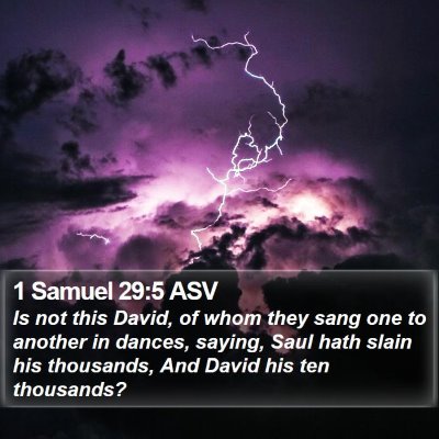 1 Samuel 29:5 ASV Bible Verse Image